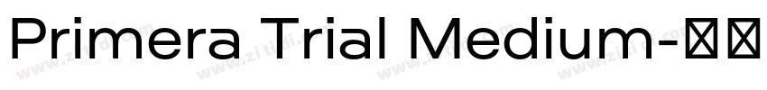 Primera Trial Medium字体转换